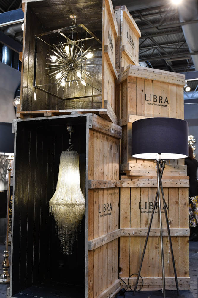 Chandelier Display From The Libra Company at Spring Fair 
